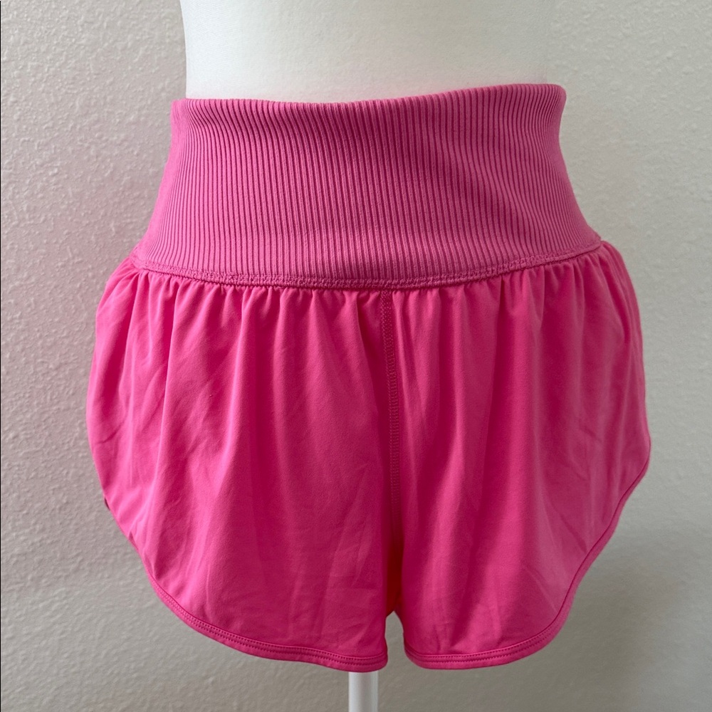 FP Movement by Free People Vibrant Pink High-Waisted Shorts